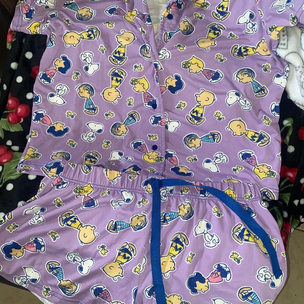 Purple Peanuts PJs